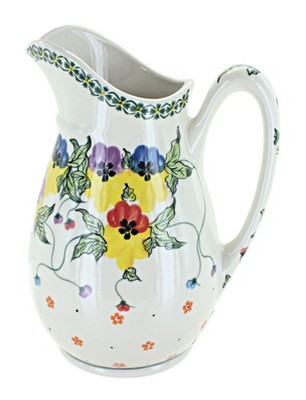 Blue Rose Polish Pottery Zara Small Pitcher : Target