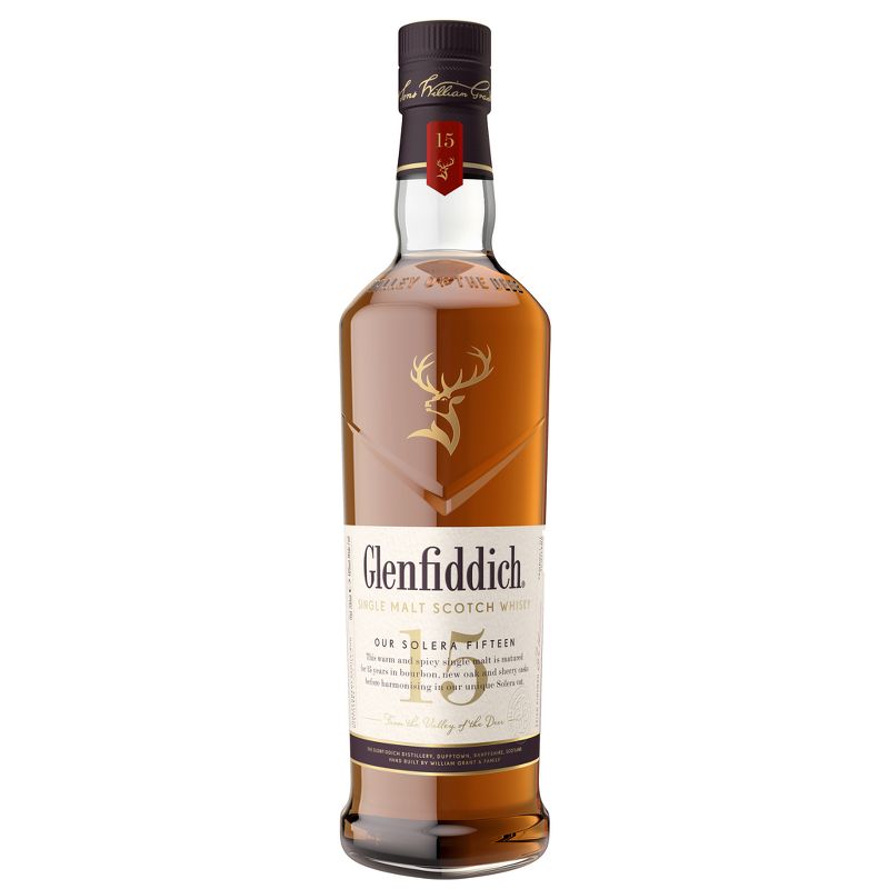 Glenfiddich 15yr Solera Reserve Single Malt Scotch Whisky - 750ml Bottle, 4 of 10