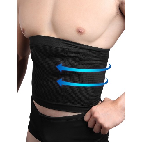  New Large Men's Tight with Three Buttons for and Body Shaping  Top Waist Girdle Chest Girdle Compression (Black, M) : Clothing, Shoes &  Jewelry