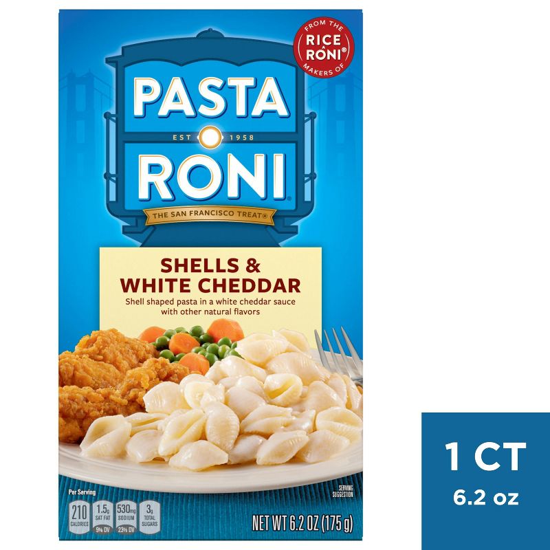Pasta Roni Shells &#38; White Cheddar 6.2oz, 1 of 6