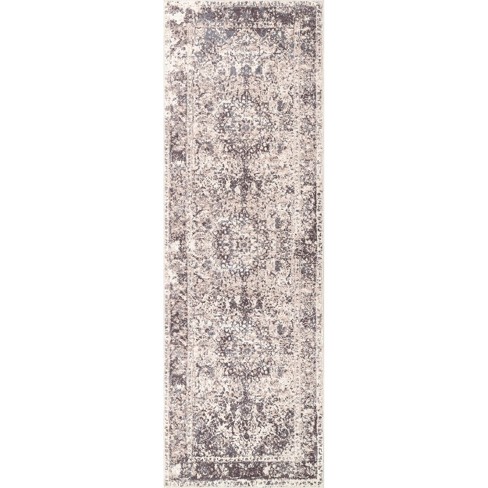 Vintage Verdell Medallion Area Rug Beige - nuLOOM - image 1 of 4