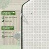 NicBex 4.6'x4.7' Greenhouse with Mesh Door and Vent Windows, UV protective for Growing Flowers, Herbs, Vegetables, Saplings, White - 4 of 4