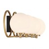 Savoy House Alhambra 4 - Light Vanity in  Matte Black/Warm Brass - 4 of 4