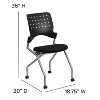 Flash Furniture Galaxy Mobile Nesting Chair with Black Fabric Seat - 4 of 4