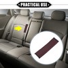 Unique Bargains Universal Faux Leather Car Seat Belt Cover 2 Pcs - 2 of 4