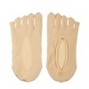 Unique Bargains Invisible Five Fingers Socks Hook Silk Five Toe Socks Mesh Breathable Soft Fashion No Show Socks for Women 3 Pairs - 4 of 4