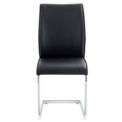 Ridstar 2 Piece Arch Dining Chairs, Armless Chair For Dining Room-Black