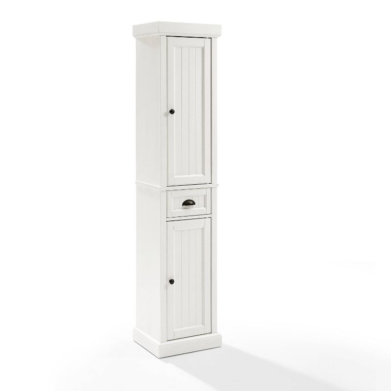Seaside Tall Linen Cabinet White - Crosley, 3 of 12