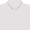 Black Bow Jewelry 2.25mm 14k Yellow Gold Flat Figaro Necklace Chain - 2 of 4