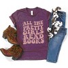 The Juniper Shop Pretty Girls Read Books Youth Short Sleeve Tee - 4 of 4
