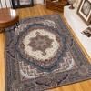 Kumasinova Vintage Boho Area Rug, Washable Rug with Floral Pattern, Faux Cashmere Living Room Rug, Non-Slip Rugs, Stain-Resistant Door Mat - 4 of 4