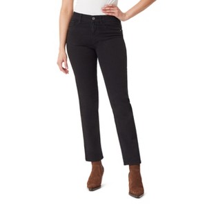 Angels Forever Young Women's 360 Sculpt Mid-Rise Straight Ankle Jeans - 1 of 3