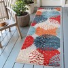Floral Medallion Indoor Outdoor Area Rug by Blue Nile Mills - 2 of 4