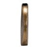 Modern Decorative Metal Vase - Geometric Pattern Aluminum Flower Holder for Home & Office - Stylish Bronze 13" Bronze & Copper - 4 of 4