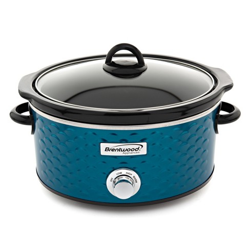 Brentwood Scallop Pattern 4.5 Quart Slow Cooker : Target
