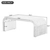 LIVAREEmlen Minimalist Coffee Table with Curved Art Deco Design for Living Room or Dining Room - 2 of 4