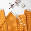 Bacati - Orange Pin Dots 100 percent Cotton Universal Baby US Standard Crib or Toddler Bed Fitted Sheet - 2 of 4