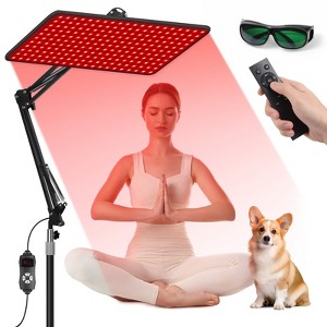 Morfone 120 and 200 models feature infrared light therapy lamps with wavelengths of 660nm, 850nm, and 940nm.Red light with wireless remote control. - 1 of 4