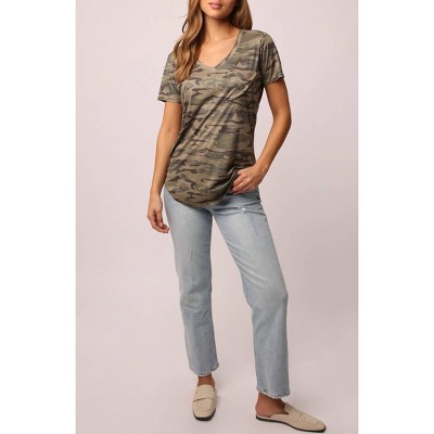 Women's Phoenix Suede Pocket Tee - Another Love