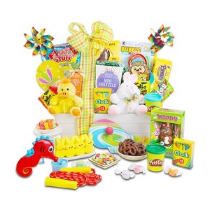 Alder Creek Gift Baskets Bunny & Friends Spring Crate - 1 of 2