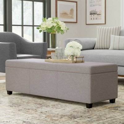 WyndenHall Franklin Extra Large Storage Ottoman Bench