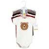 Hudson Baby Cotton Bodysuits, Brown Bear - image 2 of 4