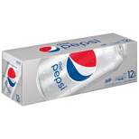 Diet Pepsi Cola Soda - 12pk/12 fl oz Cans