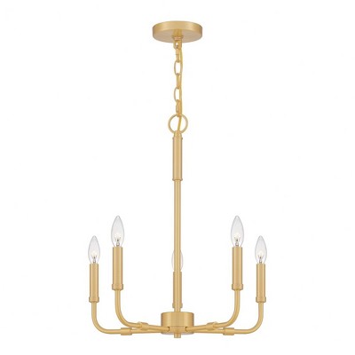 Quoizel Lighting Abner 5 - Light Chandelier in  Aged Brass