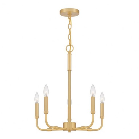 Quoizel Lighting Abner 5 - Light Chandelier in  Aged Brass - image 1 of 4