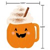 10ct Blank Fall Cards Pack Pumpkin Mug - 4 of 4