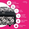 Everything Mary XL 4 Wheel Collapsible Rolling Sewing Machine Storage Case, Artistic Floral - 3 of 4