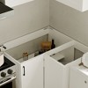 Famapy Multi - Use White Kitchen Cabinet Pantry Wall - Mounted Cabinet: Countertop - Free,DIY Ready，Versatile Setup – Fit Any Style - 3 of 4