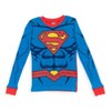 DC Comics Justice League Robin Cosplay Pajama Shirt and Pants Sleep Set Little Kid to Big Kid - 2 of 4