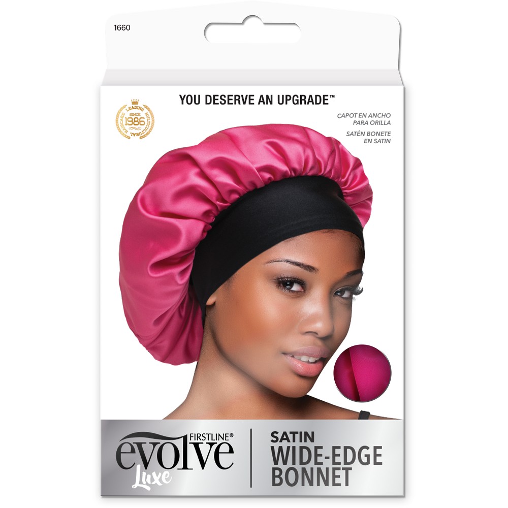 Photos - Hair Styling Product Evolve Products Satin Wide Edge Bonnet