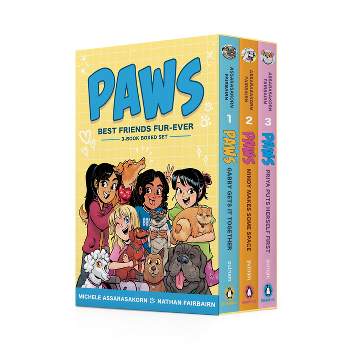 Paws: Best Friends Fur-Ever Boxed Set (Books 1-3) - by  Nathan Fairbairn (Mixed Media Product)