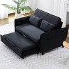 NicBex Modern Convertible Sofa Bed Loveseat with Adjustable Backrests & Armrests,Upholstered Sleeper Sofa for Living Room,Bedroom - 3 of 4