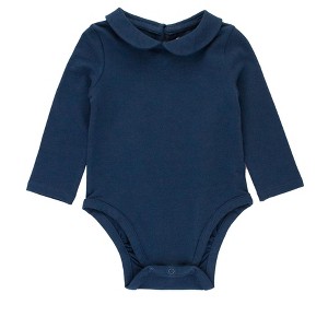 RuffleButts Baby Peter Pan Collar Bodysuit - 1 of 3
