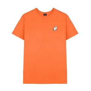 Dalix Ghost Embroidered Soft Cotton Short Sleeve T Shirt Mens - 1 of 4