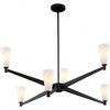 Progress Lighting Tosca 6 - Light Chandelier in  Matte Black - 3 of 3