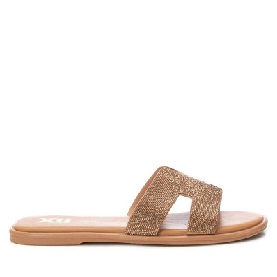 Xti Women's Flat Sandals 142811-bronze,7 : Target