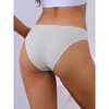 Allegra K Women's Low-Waisted Hi-Cut Breathable Butt Lifter Briefs - 2 of 4