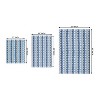 Home Weavers Orion Collection 100% Cotton Bathroom Rug, Non Slip Bath Mat Water Absorbent Soft Shaggy Mat Machine Washable - 3 of 4