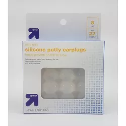 Ultra Soft Silicone Putty Earplugs - 8 pair - up & up™