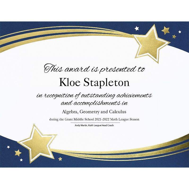 Great Papers! Shooting Stars Foil Certificates 20103777, 3 of 4