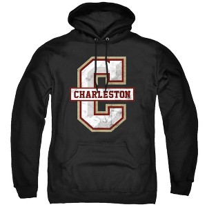 College of Charleston Official Distressed Primary Adult Pull-Over Hoodie - 1 of 4