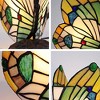 Chloe Lighting KACY 2 Tiffany-style 1 Light Butterfly Accent Table Lamp 10 Tall - 3 of 4