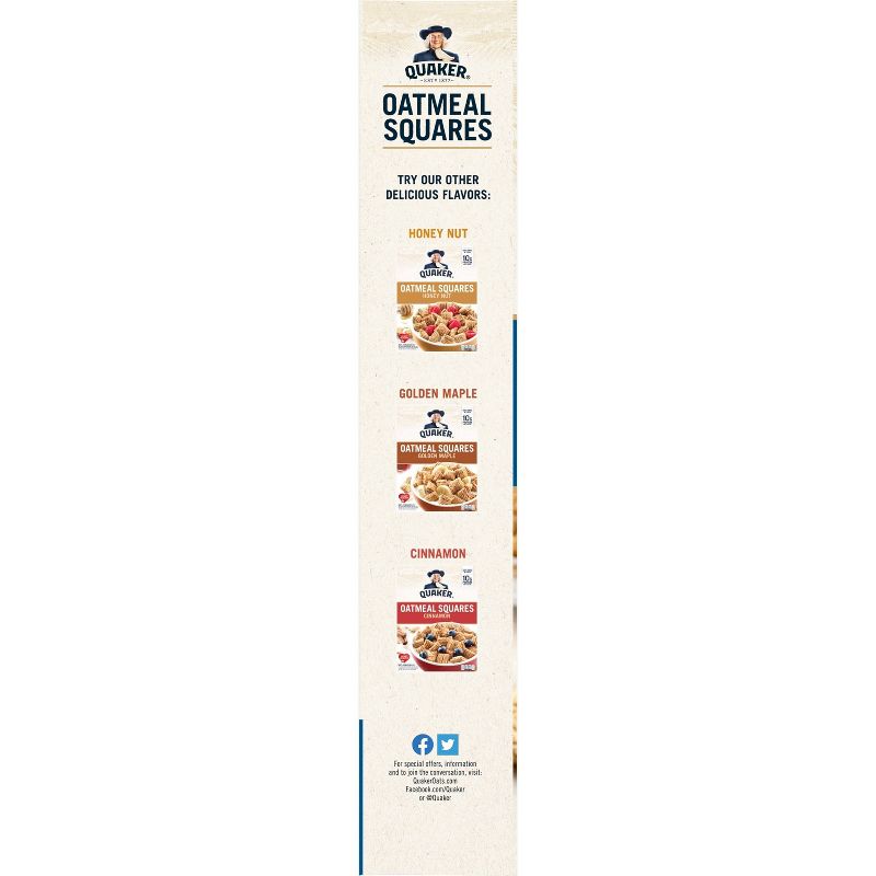 Quaker Oats Oatmeal Squares Brown Sugar Breakfast Cereal , 5 of 7