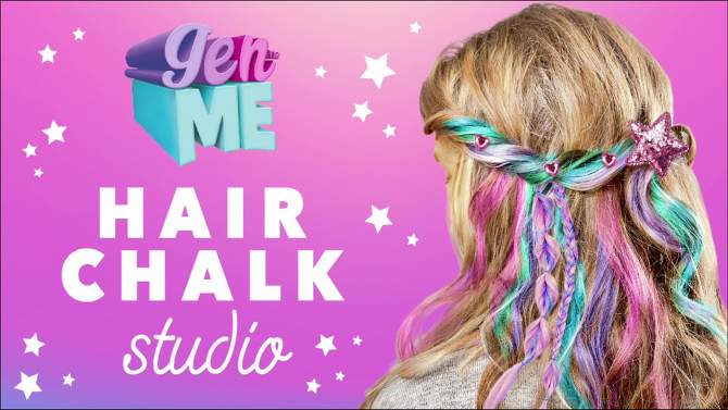 GenMe Rainbow Hair Chalk Studio, 2 of 7, play video