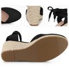 Perphy Women's Platform Lace Up Wedge Sandals - 3 of 3