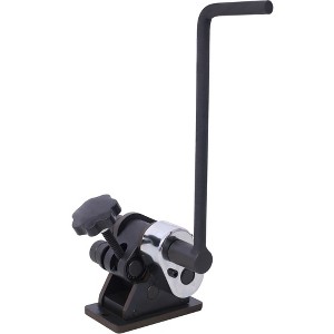 Hardened Steel Portable Ring Manual Roller Bender up to1/4" Round Steel & 1" x 3/16" Flat Steel, 13-1/2'' Long Handle - 1 of 3